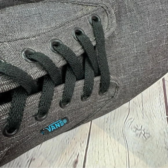 vans off the wall atwood lace up textile low top sneakers dark grey sz 13 mens - Picture 6 of 9